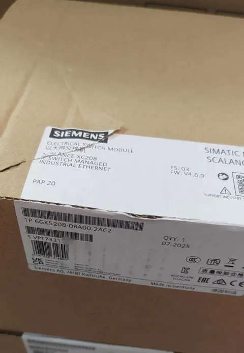Siemens 6GK5208-0BA00-2AC2 Industrial Sensor product photo 1