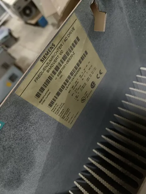Siemens 6SE7031-0EE20-Z Motor & Drive Component product photo 2