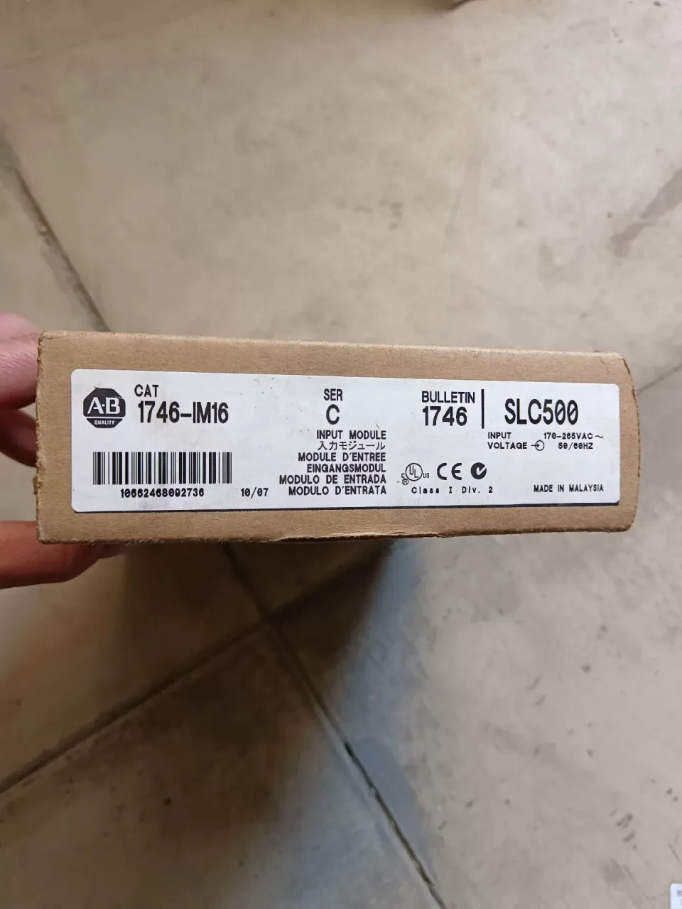 Allen-Bradley 1746-IM16/C Industrial Automation Component product photo 1