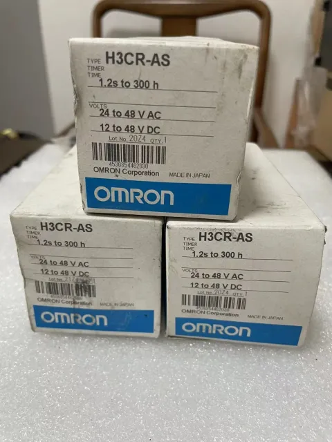 OMRON H3CR-AS AC24-48/DC12-48 Industrial Relay product photo 1