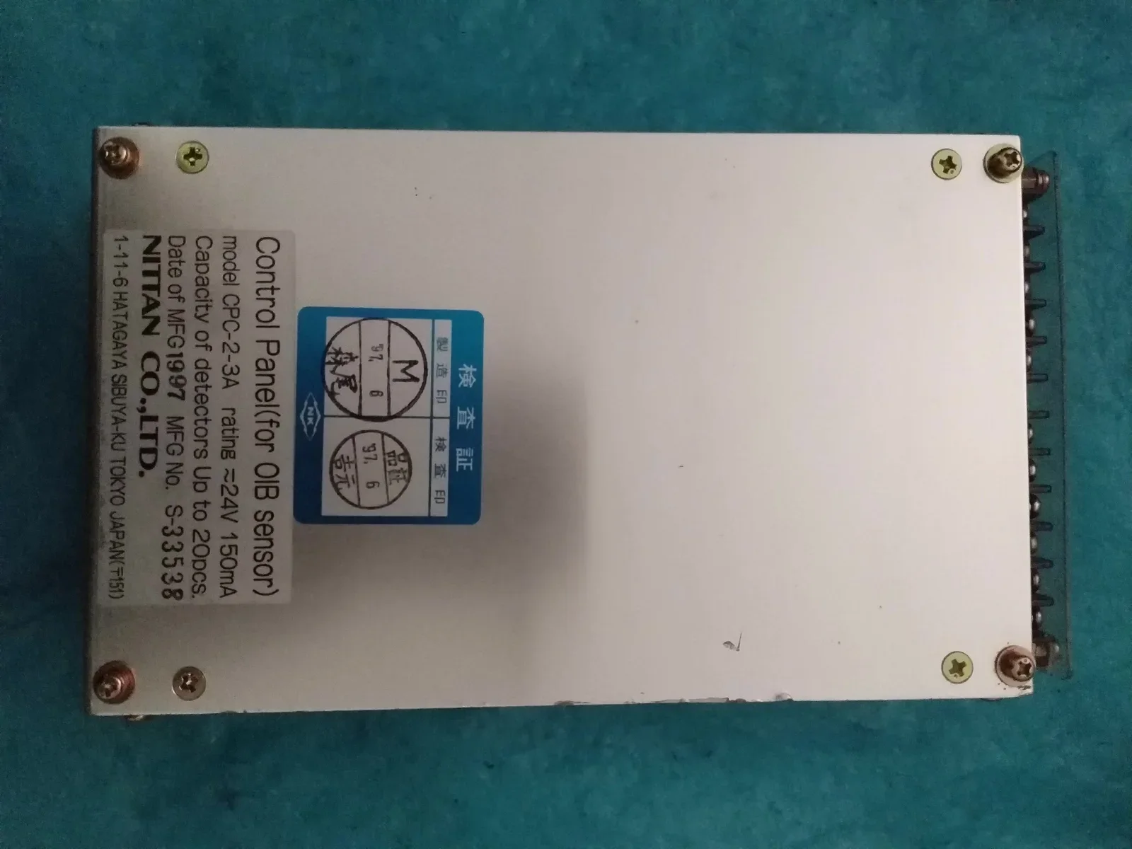 NITTAN CPC-2-3A Industrial Sensor product photo 1