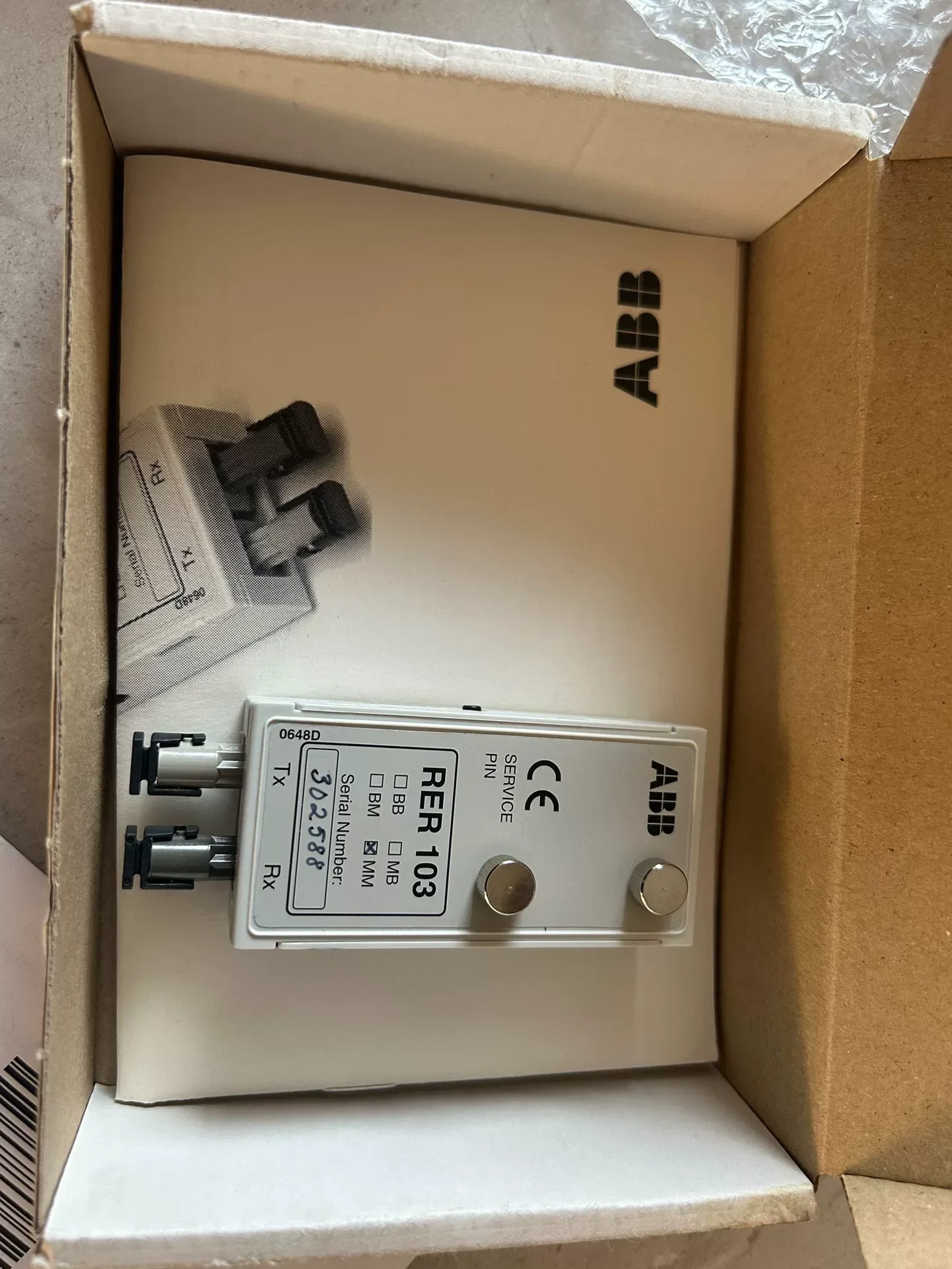 ABB RER103 MM Industrial Automation Component product photo 1