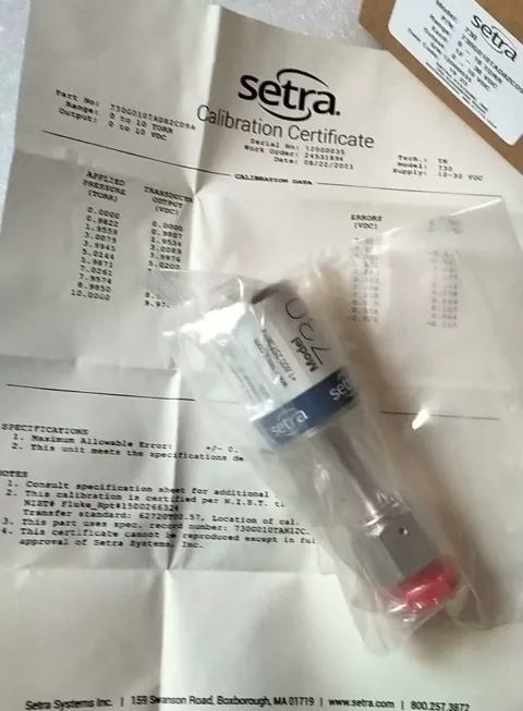 Setra 730G010TAD82CD9A Industrial Sensor — product photo 12 of 18