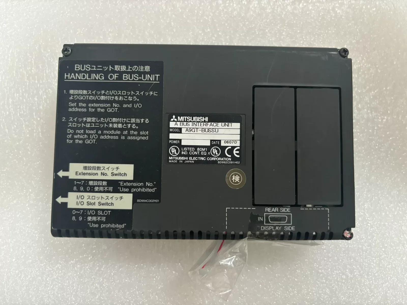 Mitsubishi Electric A9GT-BUSSU ×2 Industrial Automation Component product photo 1