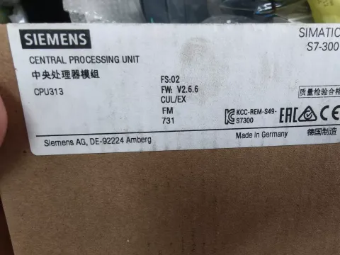 Siemens 6ES7 313-5BF03-0AB0 Industrial Automation Component product photo 4