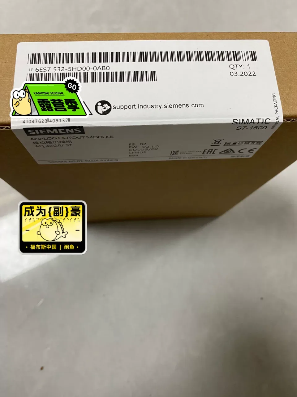 Siemens 6ES7532-5HD00-0AB0 PLC Module product photo 1