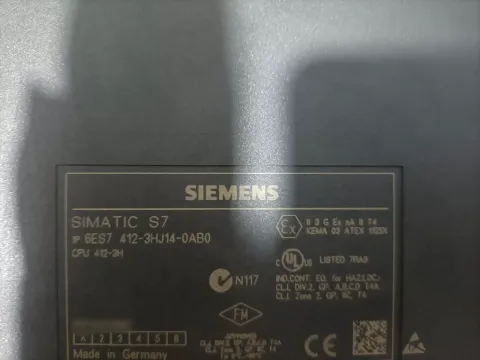 Siemens 6ES7412-3HJ14-0AB0 Industrial Automation Component product photo 1