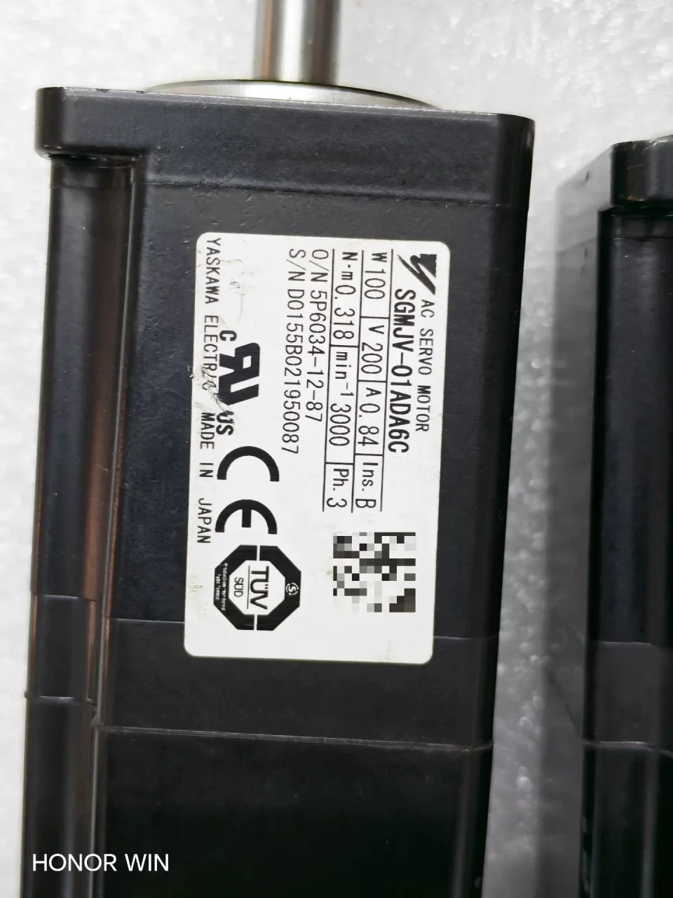 White Label SGMJV-01ADA6C Motor & Drive Component product photo 1