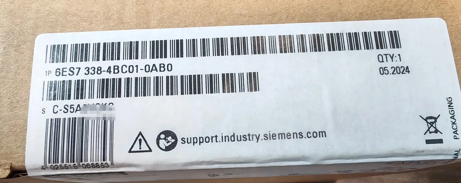 Siemens 6ES7338-4BC01-0AB0 Industrial Encoder — product photo 1 of 11