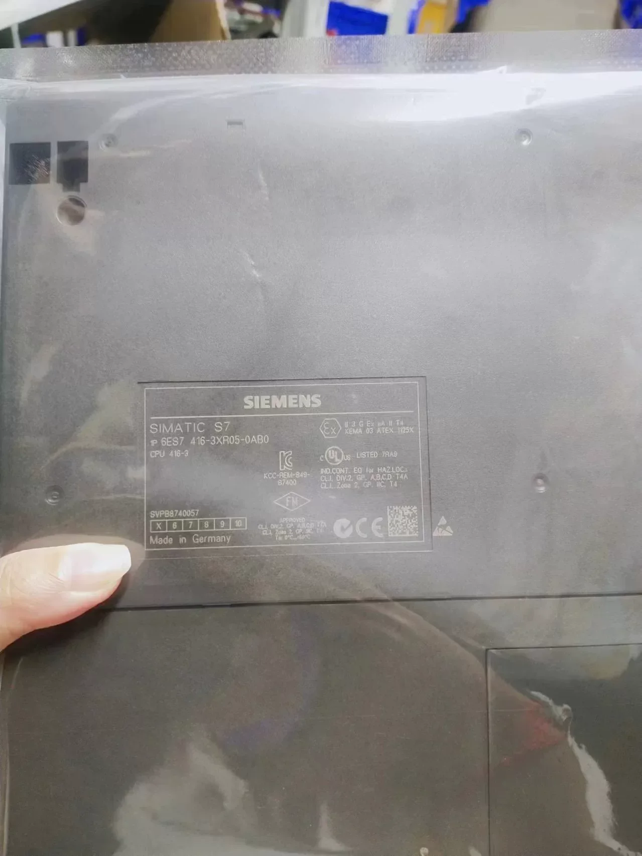Siemens 6ES7416-3XR05-0AB0 Industrial Automation Component product photo 1