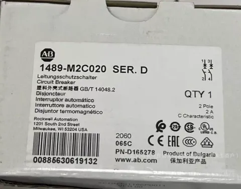 Allen-Bradley / Rockwell Automation 1489-M2C020 Industrial Automation Component product photo 2