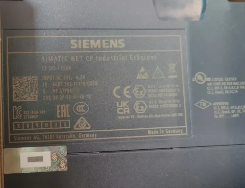 Siemens 6GK7343-1CX10-0XE0 Industrial Automation Component product photo 1