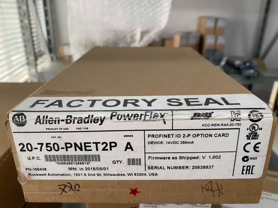 Allen-Bradley 20-750-PNET2P Series A FW V1.002 Industrial Automation Component product photo 1