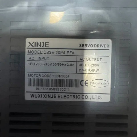 XINJE DS3E-20P4-PFA Motor & Drive Component product photo 4