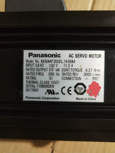 Panasonic MSMF202L1H6M Motor & Drive Component — product photo 14 of 18