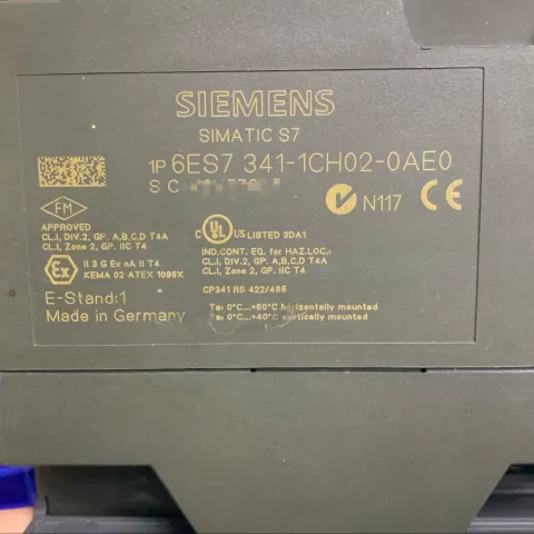 Siemens 6ES7341-1CH02-0AE0 Industrial Automation Component — product photo 7 of 8
