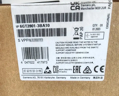 Siemens 6GT2801-3BA10 Industrial Automation Component — product photo 2 of 3