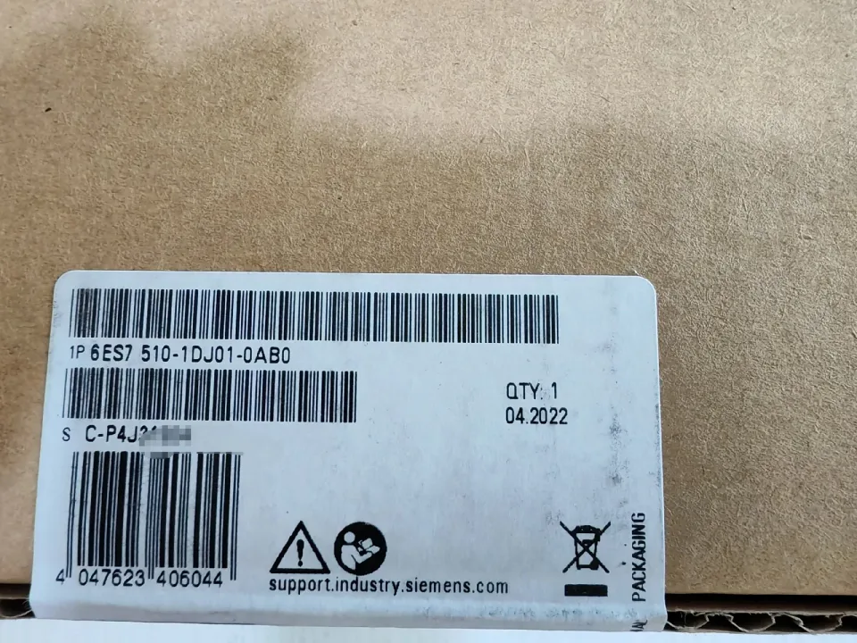 Siemens 6ES7510-1DJ01-0AB0 Industrial Automation Component — product photo 1 of 7