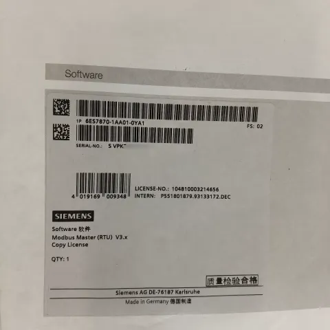 Siemens 6ES7870-1AA01-0YA1 Industrial Automation Component product photo 1