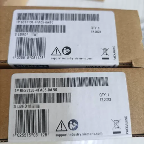 Siemens 6ES7 138-4FA05-0AB0 Industrial Automation Component product photo 1