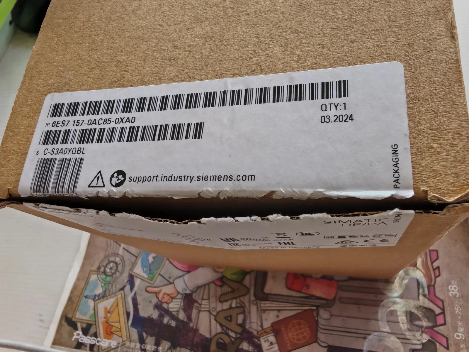 Siemens 6ES7157-0AC85-0XA0 Industrial Automation Component — product photo 1 of 3