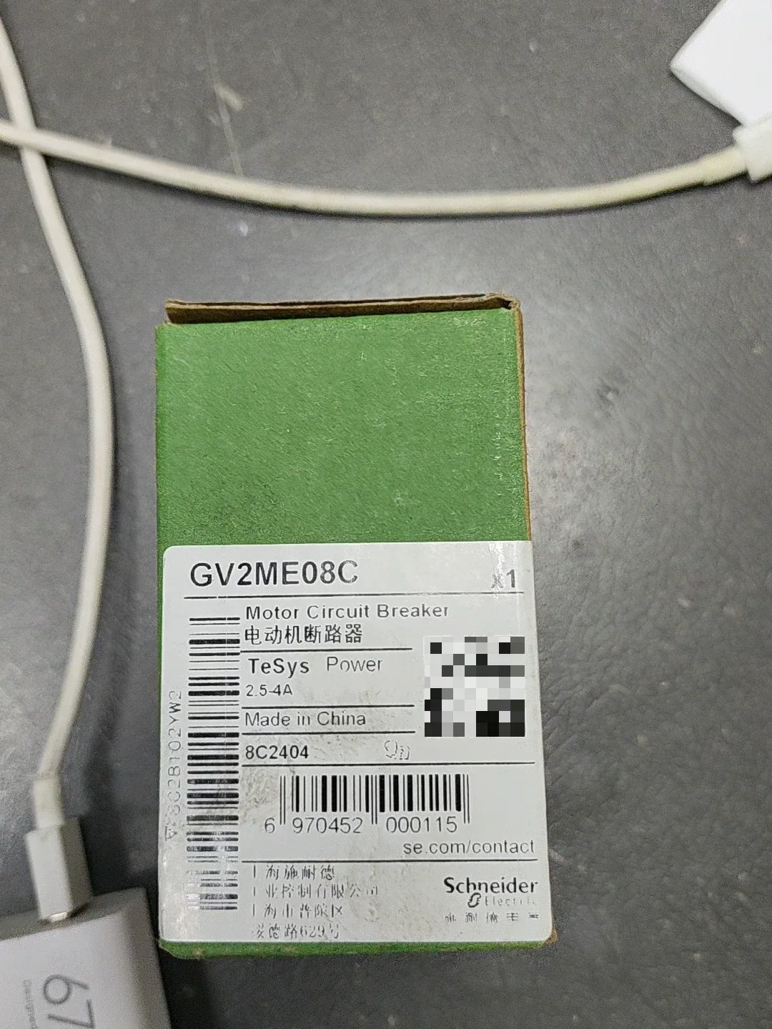 Schneider Electric GV2ME08C Motor & Drive Component product photo 1