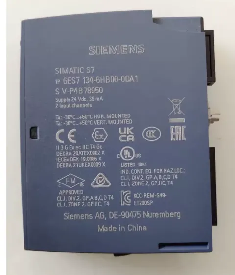Siemens 6ES7134-6HB00-0DA1 Industrial Automation Component product photo 1