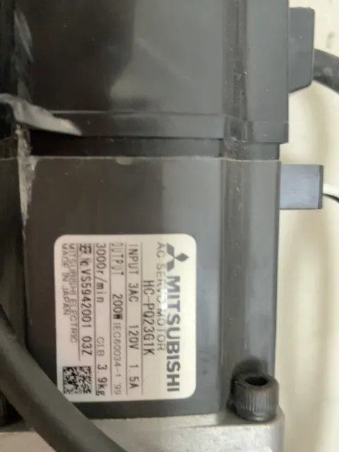 Mitsubishi Electric HC-PQ23G1K Motor & Drive Component — product photo 6 of 8