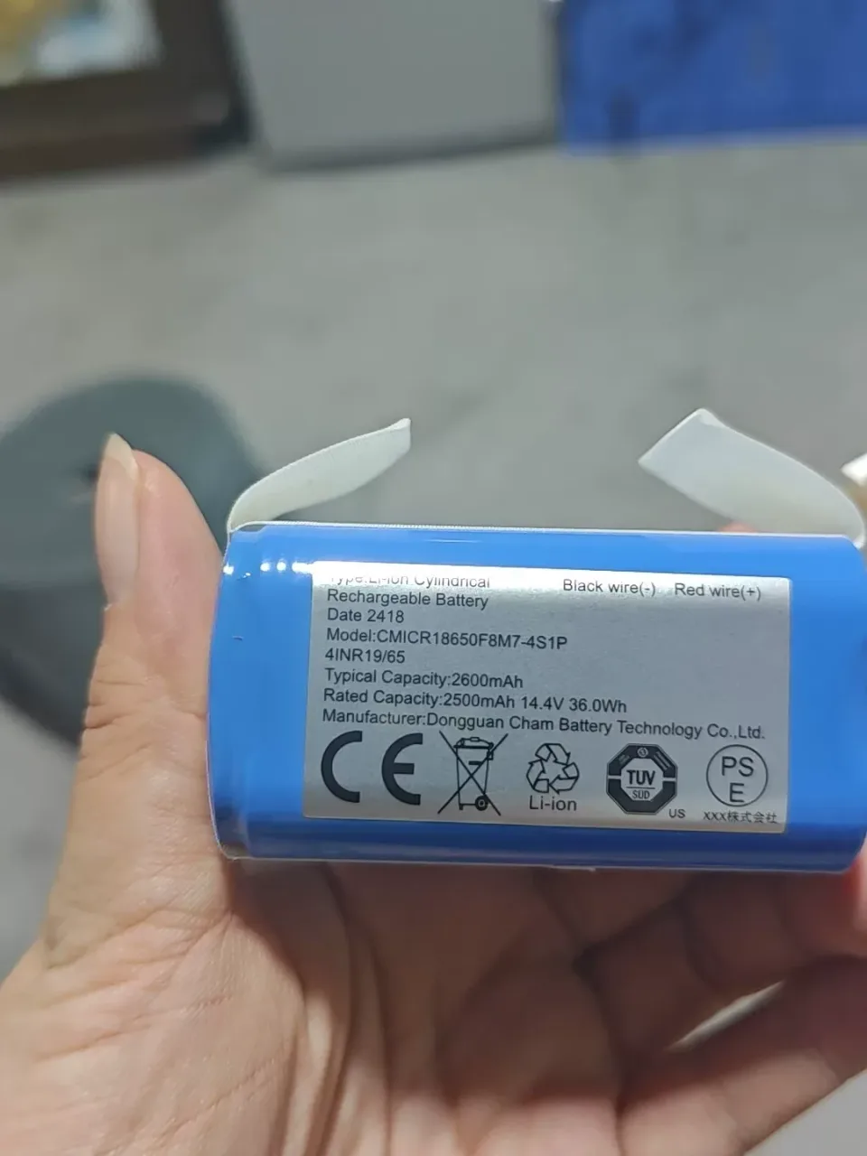 Dongguan Cham Battery Technology CMICR18650F8M7-4S1P Industrial Automation Component product photo 1