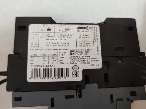 Siemens 3RV2021-4AA10 Motor & Drive Component — product photo 14 of 18