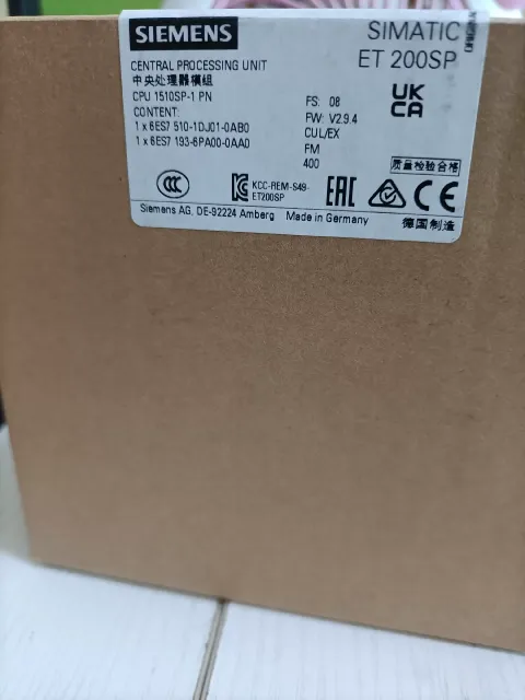 Siemens 6ES7510-1DJ01-0AB0 Industrial Automation Component — product photo 7 of 7