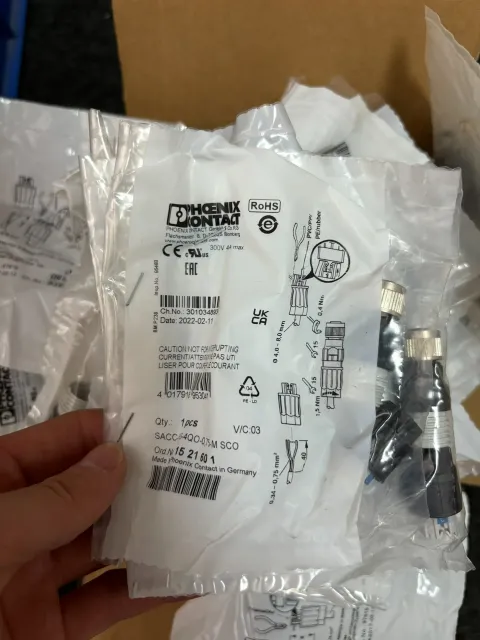 Phoenix Contact SACC-FS-4QO-0.75-M SCO (Ord. No. 1521601) Industrial Automation Component product photo 1