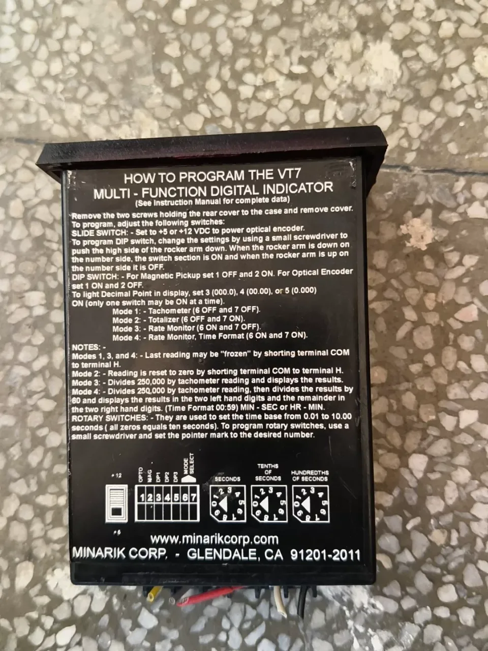 Minarik VT7-115 Industrial Automation Component product photo 1