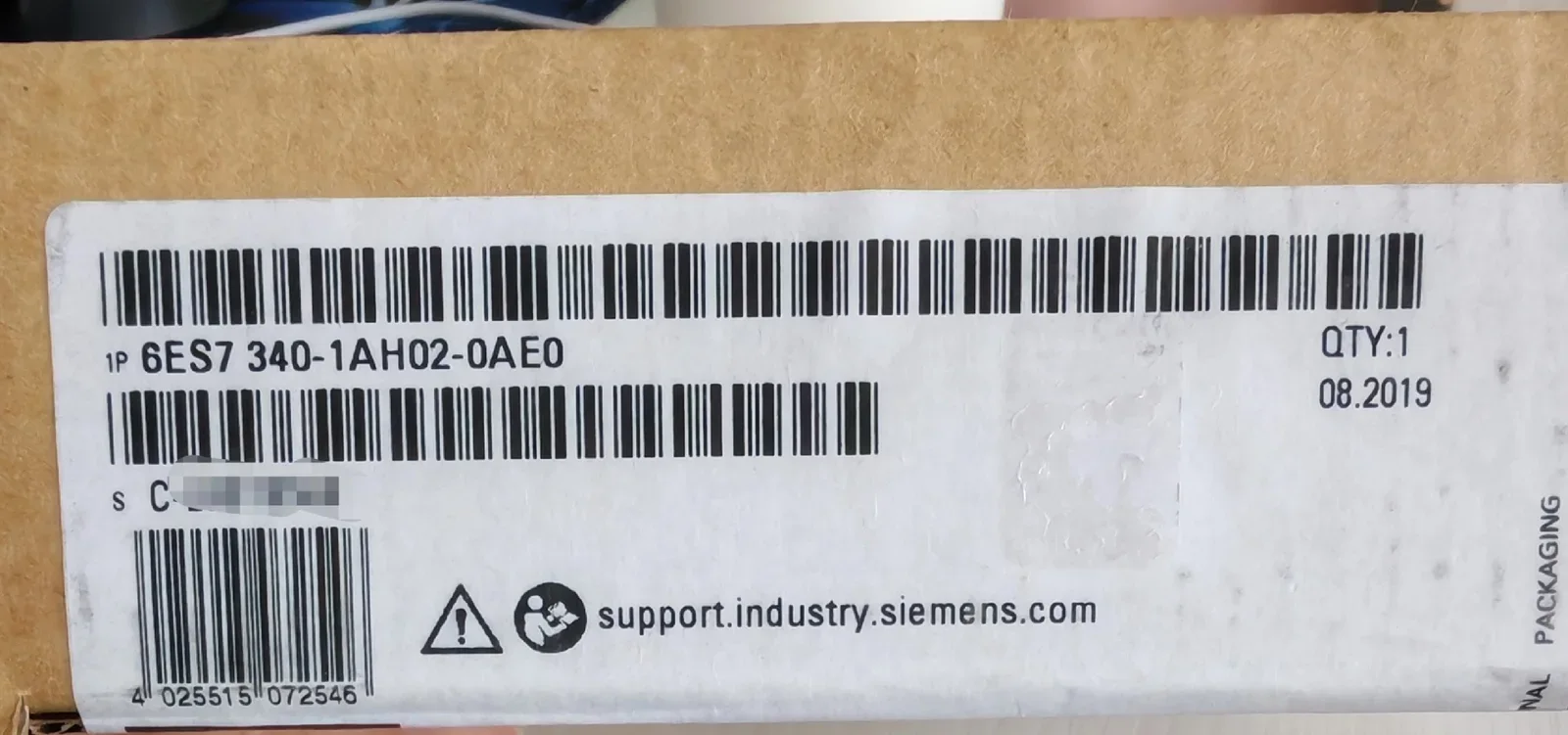 Siemens 6ES7340-1AH02-0AE0 Industrial Automation Component product photo 1