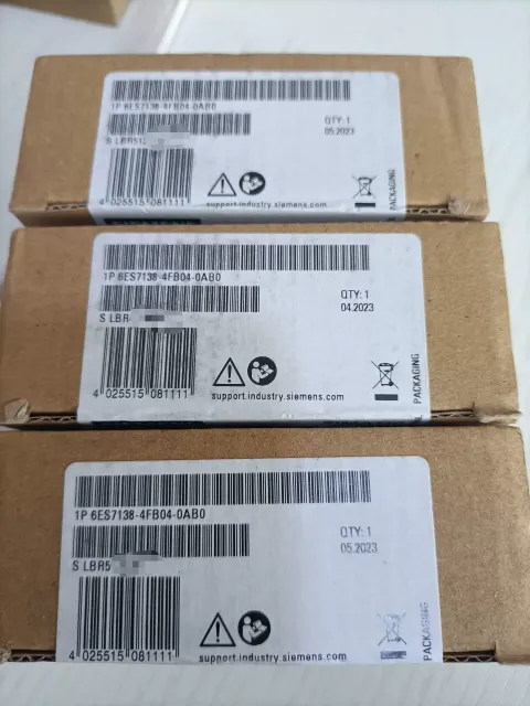 Siemens 6ES7 138-4FB04-0AB0 Industrial Automation Component product photo 1