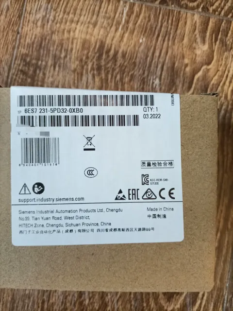 Siemens 6ES7 231-5PD32-0XB0 Industrial Automation Component product photo 1