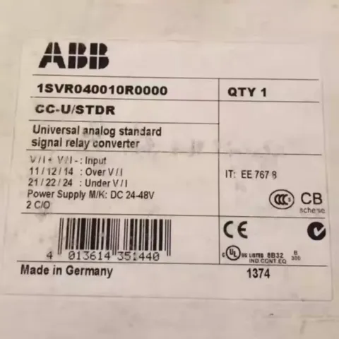 ABB 1SVR040010R0000 Industrial Relay product photo 2
