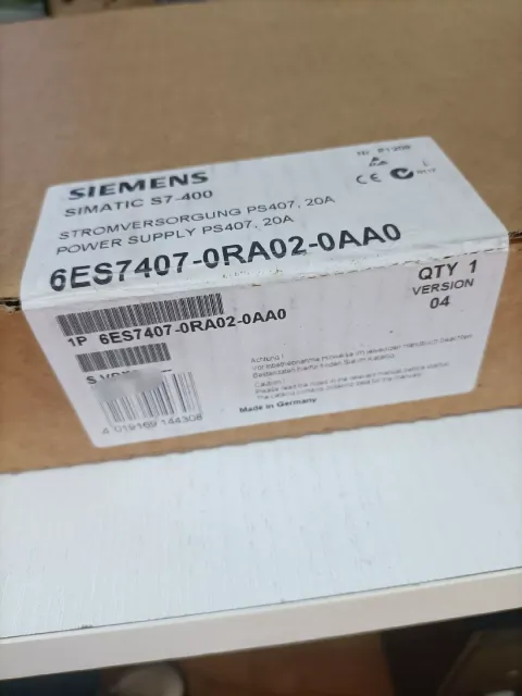 Siemens 6ES7407-0RA02-0AA0 Power Electronics Module product photo 1