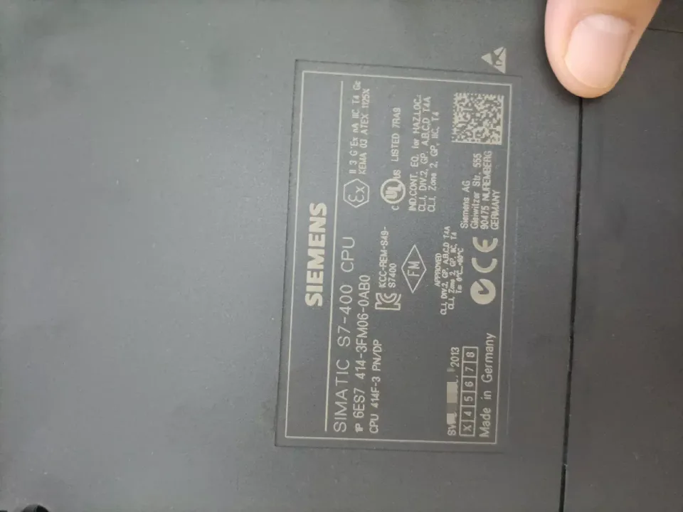 Siemens 6ES7414-3FM06-0AB0 Industrial Automation Component product photo 1