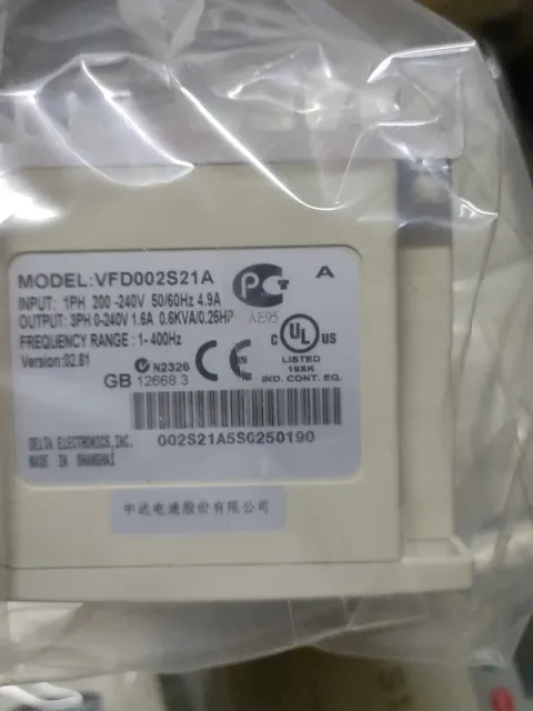 Delta VFD002S21A Motor & Drive Component product photo 2