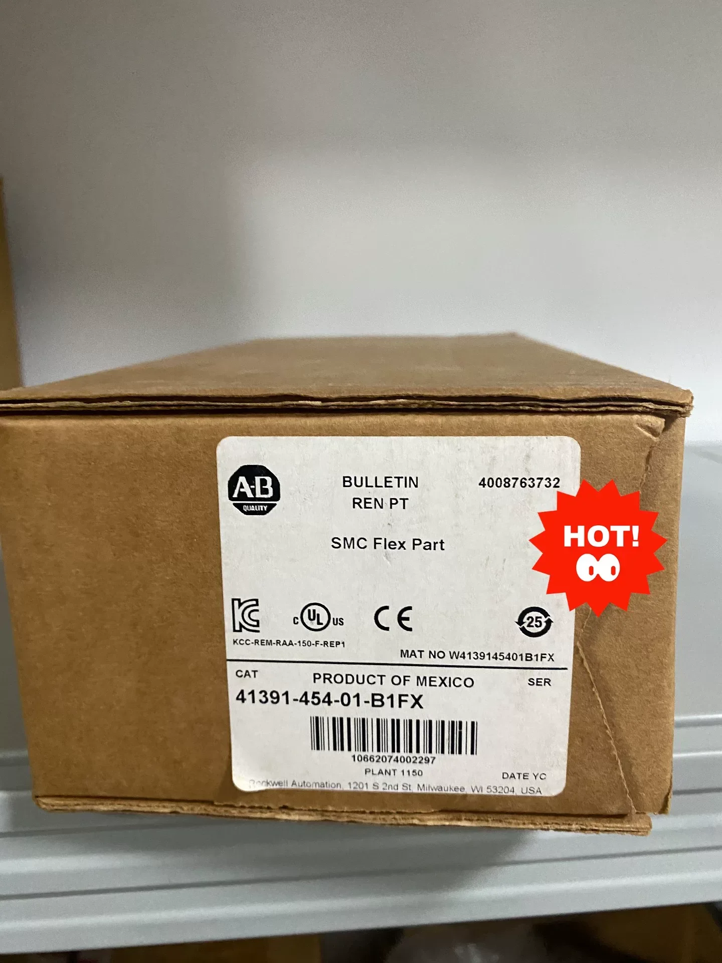 White Label 41391-454-01-B1FX Industrial Automation Component product photo 1