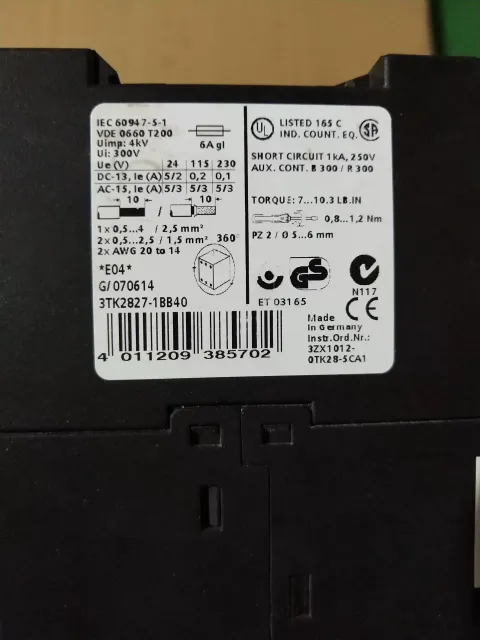 Siemens 3TK2827-1BB40 Industrial Relay product photo 3