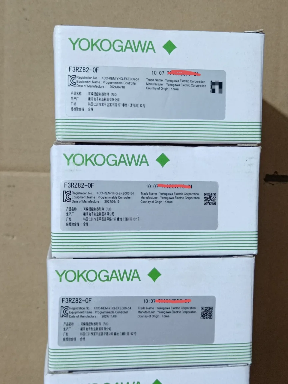 Yokogawa F3RZ82-0F Industrial Automation Component product photo 1