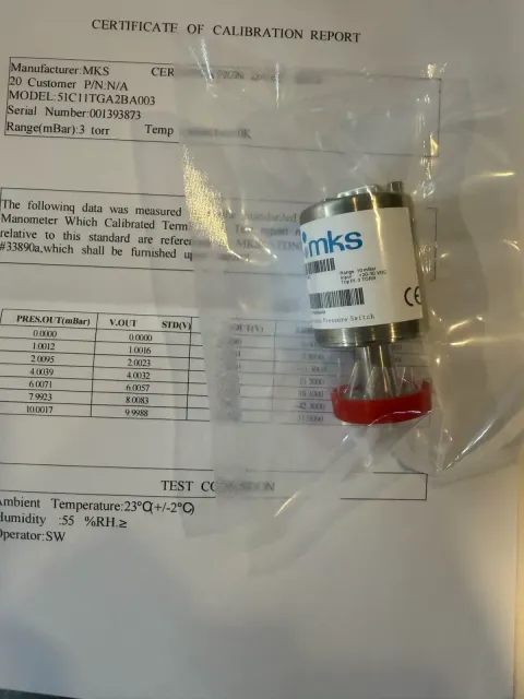 MKS Instruments 51C11TGA2BA003 Industrial Sensor product photo 9