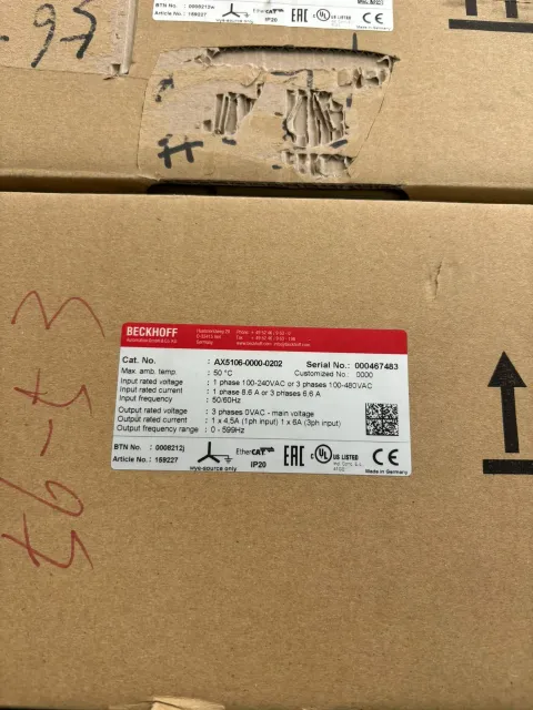 Beckhoff AX5106-0000-0202 Motor & Drive Component product photo 3