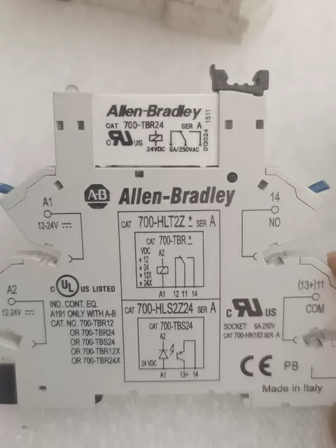 Allen-Bradley 700-HLT2Z; 700-TBR24 Industrial Relay product photo 1