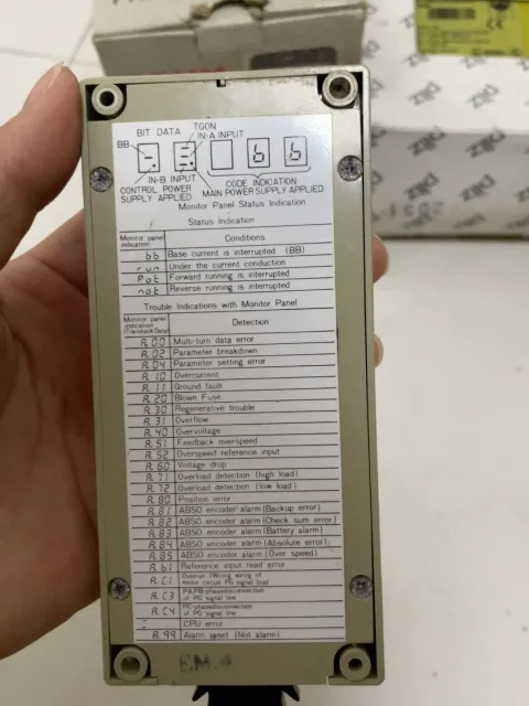 Yaskawa JUSP-OP02A Motor & Drive Component — product photo 6 of 8