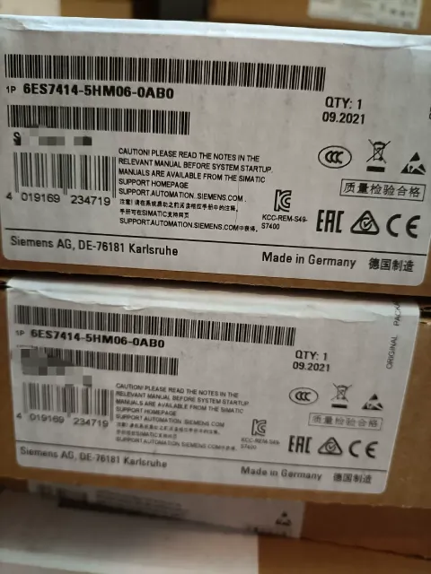 Siemens 6ES7414-5HM06-0AB0 Industrial Automation Component product photo 1