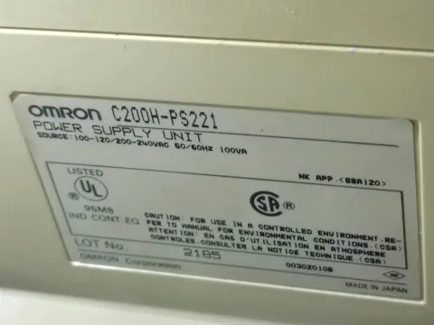OMRON C200H-PS221 PLC Module product photo 4