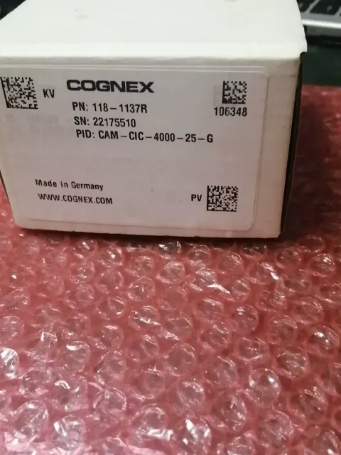 Cognex CAM-CIC-4000-25-G / P/N 118-1137R Industrial Automation Component product photo 2